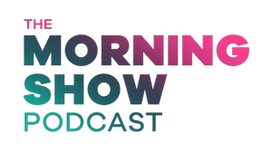 colorful logo on four rows with a transparent background